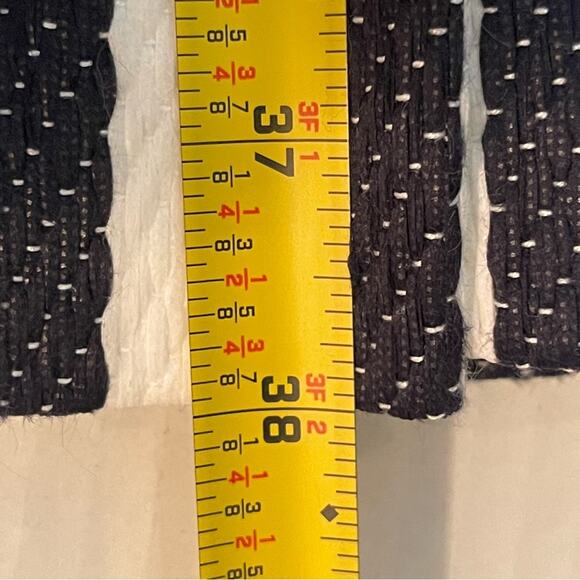 J Crew Navy White Denim Woven Dress Size 6 - Picture 12 of 12